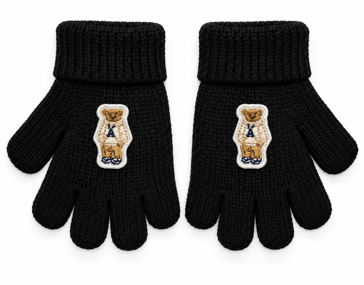 Black Gloves White Bear
