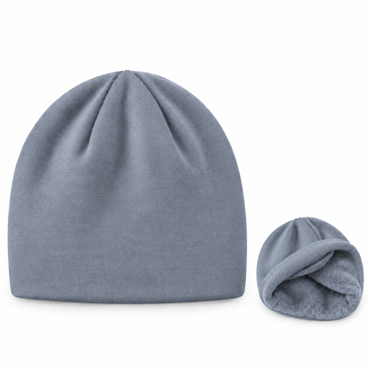Knit Teddy - Blue Hat