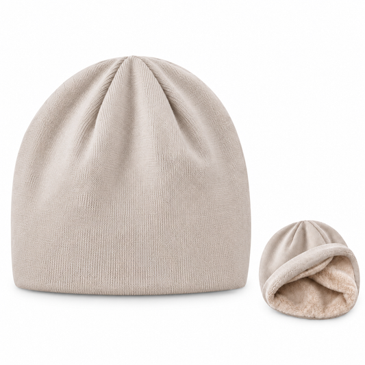 Knit Teddy - Sand Hat