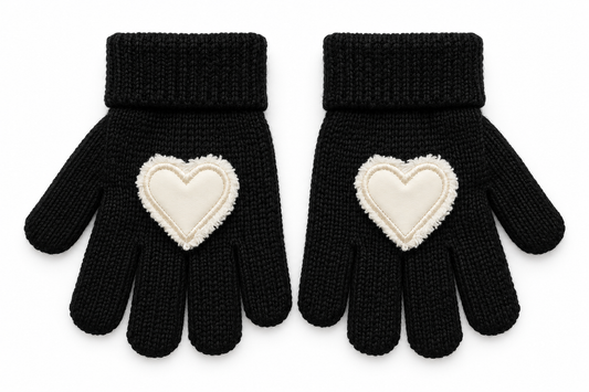 Black Gloves White Heart