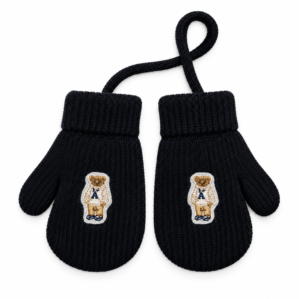 Black Mittens White Bear