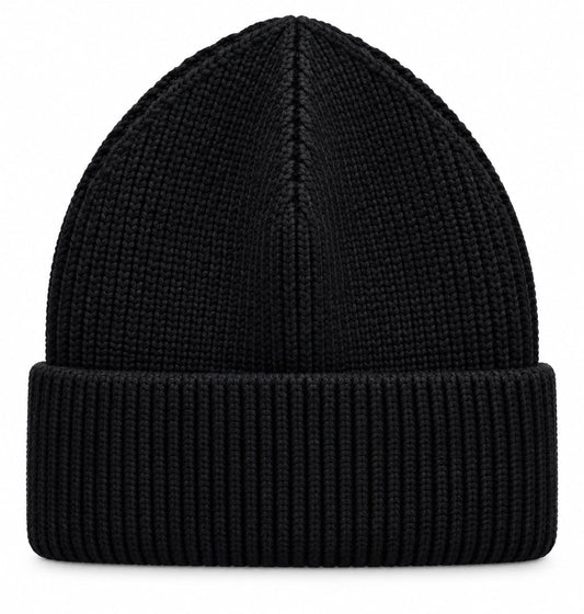Black Beanie Black Sherpa Rectangle